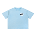 The Tiger Mineral Wash Boxy Cotton T-Shirt