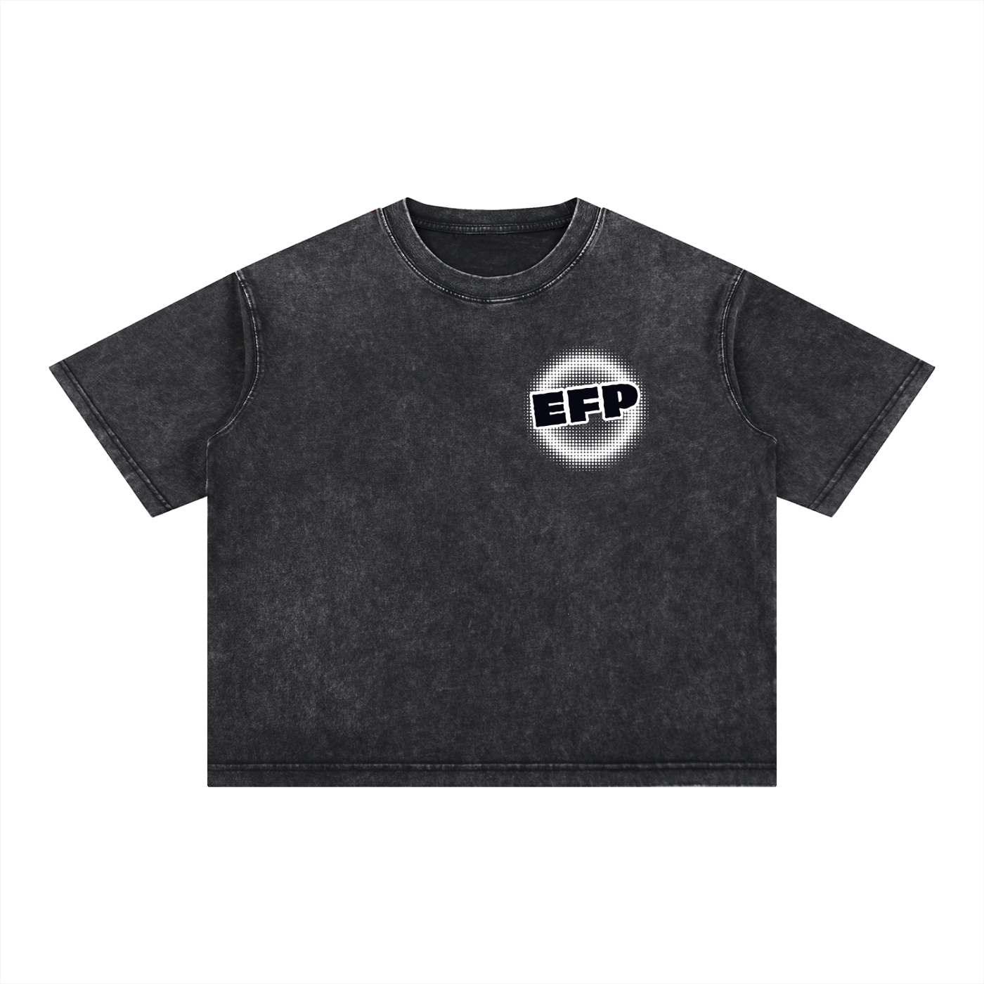 The Tiger Mineral Wash Boxy Cotton T-Shirt
